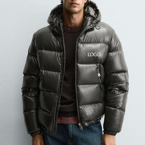 Chaqueta Acolchada Personalizada Lisa de Alta Calidad para Hombre, Material Transpirable, Corte Holgado, Chaqueta Informal para Hombre a Precio Económico - Product Image 1