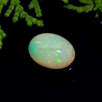 Pierres précieuses calibrées d'opale naturelle 12x9mm cabochon d'opale arc-en-ciel pierre précieuse d'opale éthiopienne pour la fabrication de bijoux et de cadeaux