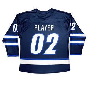 Haute qualité attirail sergé sublimé col en v maillot de Hockey sur glace joueur nom numéro personnalisable best-seller maillots de Hockey sur glace - Product Image 4