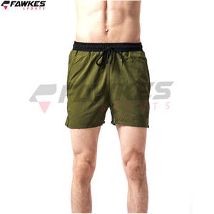 กางเกงขาสั้นผู้ชายสำหรับฤดูร้อนกางเกงกีฬาผ้าฝ้ายเอวยางยืดแบบผูกเชือกลำลองพร้อมโลโก้ตามสั่ง - Product Image 5