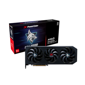 Nouvelle carte graphique POWERCOLOR Hellhound Radeon RX 9070 XT 16 Go PCIe 5.0 VGA RX 9070XT GPU RX9070 XT pour PC de jeu de bureau - Product Image 1