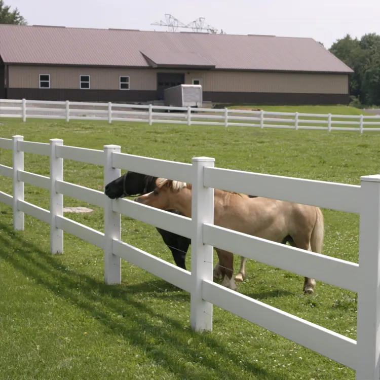 Özelleştirilmiş amerikan hayvancılık Corral eskrim 3 veya 4 raylar at Paddock çit panelleri çiftlik keçi çit