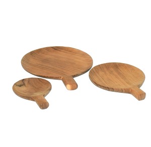 Plateaux de service pour snacks et aliments faits à la main, décor fait à la main, plateau de serveur de petit déjeuner de forme ovale utilisé pour la restauration à domicile - Product Image 2