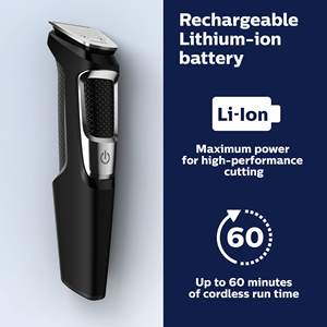 Tondeuse multifonction 13-en-1 pour homme, tondeuse à barbe, visage, nez, oreilles, kit de toilettage pour homme avec alimentation par batterie - Product Image 6