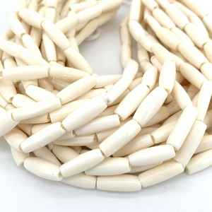 Cuentas de Tubo de Hueso de Búfalo Natural Ecológicas Hechas a Mano con Acabado Liso y Pulido para Collares Tribales, Joyería, Manualidades y Bricolaje - Product Image 3