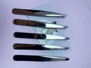 KAAMIR INSTRUMENTS Pince à épiler de luxe personnalisable en acier inoxydable, haute précision, pointue, légère, réutilisable et écologique - Product Image 3