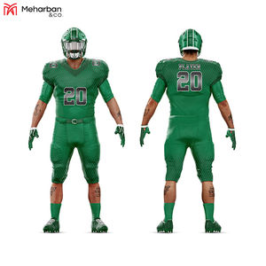 ชุดยูนิฟอร์มอเมริกันฟุตบอลแบบขายส่ง ปักลายตามสั่ง ระบายอากาศได้ดี ไซส์พลัส  ชุดกีฬาแบบซับลิเมชั่นเต็มตัว - Product Image 6