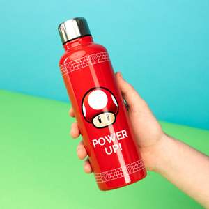 Super Mario ¡Potencia tu Poder! Botella de Agua de Acero Inoxidable, Termo para Viajes y Regalos Empresariales, Botella Térmica - Product Image 2