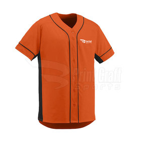 ชุดเบสบอลระบายอากาศของผู้ชายชุดกีฬาแบบทีมออกแบบโลโก้ได้ตามต้องการ - Product Image 4