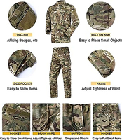 Ensemble chemise et pantalon tactique respirant de haute qualité pour homme, manches longues, multi-camouflage, uniformes d'entraînement de chasse, personnalisable