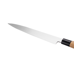 Vente en gros personnalisé OEM ODM Coutellerie Damas Couteau de chef de cuisine professionnel japonais en acier inoxydable avec manche en bois - Product Image 6