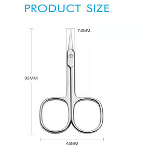 New Arrival High Quality Customized Color & Size Nail Cuticle Scissors Curved Sharp Stainless Steel Personal Health Care - Product Image 3