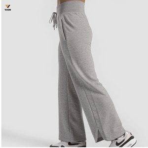 <span class=keywords><strong>2025</strong></span> thiết kế mới sang trọng màu trắng bùng mồ hôi-wicking Yoga xà cạp của phụ nữ cộng với kích thước Chạy Tập Thể Dục Quần đàn hồi eo đóng cửa - Product Image 4