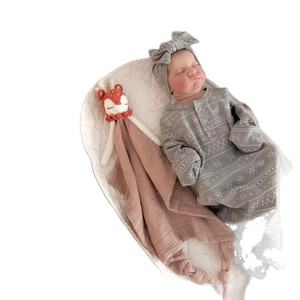 Serviette de bain antidérapante en tricot fait main pour enfants, motif dessin animé éducatif, confortable, pour le commerce transfrontalier (modèle Acki D11) - Product Image 6