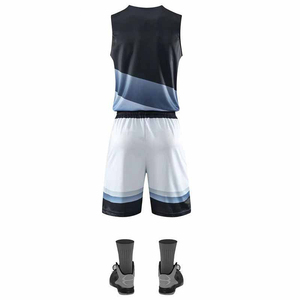 Short de basket-ball d'été de couleur unie personnalisé imprimé nom numéro Logo uniformes de basket-ball Style d'ensemble certifié BSCI - Product Image 2