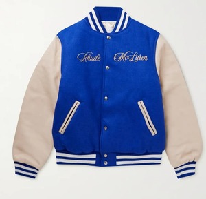 Veste de baseball en laine de haute qualité pour hommes, personnalisée, avec lettres brodées, manches en laine, veste de baseball en cuir et en laine pour hommes - Product Image 5