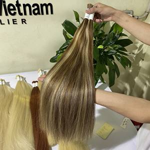 Extensions de cheveux naturels lisses, de couleur Piano, livraison rapide, pouces, en cheveux humains vierges crus, haute qualité, prix en gros - Product Image 4