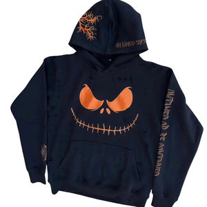 Invierno cálido hombres logotipo personalizado pulóver pantalla gruesa impresión térmica sudaderas con capucha 100% algodón - Product Image 1