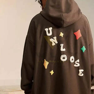 Sudadera con capucha con estampado de abullonado para hombre, sudadera polar de secado rápido, Jersey informal transpirable, patrón sólido, con capucha de invierno - Product Image 5