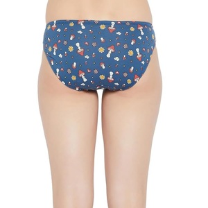 Conception OEM sur mesure 100% coton partout impression graphique dames culottes taille basse femmes culotte avec le meilleur prix du Bangladesh - Product Image 4