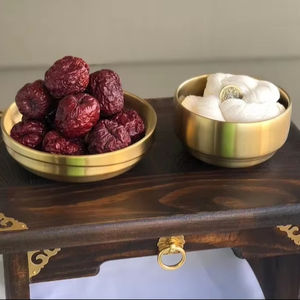 Brushed Stainless Steel Cone Bowl For Decorative And Dining Use - Product Image 1