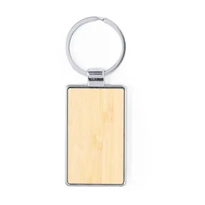Portachiavi Ecologici in Bambù AriXon, Portachiavi e Moschettoni Promozionali - Product Image 2
