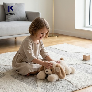 Muñeco de Peluche de Panda Realista y Suave, Bordado, Relleno de Algodón PP, para Aliviar el Estrés y Ayudar <span class=keywords><strong>a</strong></span> Dormir <span class=keywords><strong>a</strong></span> <span class=keywords><strong>los</strong></span> Niños - Product Image 4