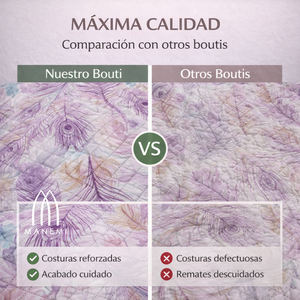 Ensemble de couette en polyester imprimé végétal de luxe, taille king, respirant, léger, couleur unie, literie toutes saisons - Product Image 5