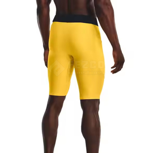 กางเกงขาสั้นรัดกล้ามเนื้อสำหรับเล่นกีฬาในยิมเอวยางยืดแบบลำลองสไตล์เรียบง่ายทำจากปากีสถาน - Product Image 4