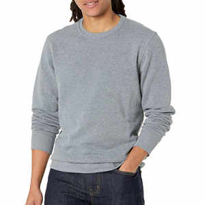 Sweat-shirts à col rond personnalisés avec logo, taille plus, pour hommes, manches longues, décontractés - Product Image 2