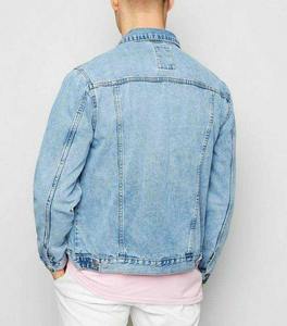 Tarifs d'usine nouveautés 2024 veste en jean pour hommes/prix bon marché veste en jean délavé déchiré pour hommes de haute qualité - Product Image 2