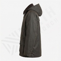 Parka de chasse imperméable pour homme, veste en coton ciré, vêtement de travail en toile respirante, manteau de travail robuste, équipement de terrain extérieur