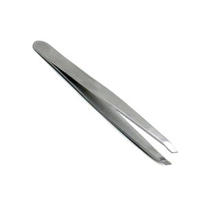 Pinzas de cejas inclinadas para depilar, pinzas de depilación con mango cómodo, venta al por mayor, pinzas para cejas - Product Image 1