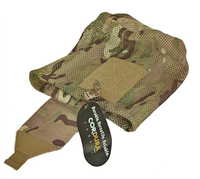 Sac système Molle Pochette à double fermeture éclair Pochette en maille élastique Poche avant Sac en maille