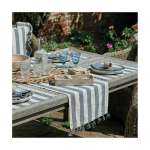 Unique Table Center Look 100% Cotton Embroidered Bohemian Yellow Leaf Table Runner 180 GSM 80 Inch India Decor UPS Private Label - Product Image 6