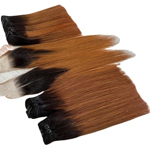 Extensiones de Cabello Natural Transparente con Encaje, 100% Cabello Humano Natural, Puntas Planas con Cinta Adhesiva, Precio al por Mayor - Product Image 1