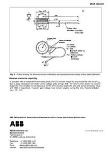 ฮิตาชิ เอ็นเนอร์จี 5SGA 06D4502 ไทริสเตอร์แบบเปิด-ปิดแบบอสมมาตร 4500V 600A สำหรับไดรฟ์กิโลวัตต์ ตัวแปลงสัญญาณแบบไลน์คอมมิวเตเต็ด - Product Image 6