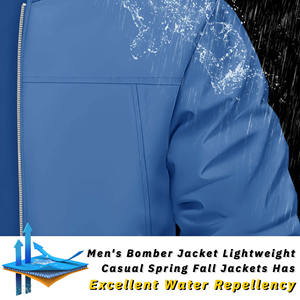 Chaqueta de béisbol de lona informal para hombre, rompevientos de invierno con logotipo frontal, ropa de calle elegante a la moda - Product Image 6