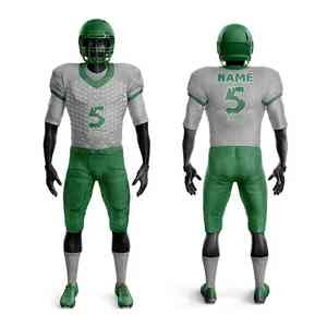 Juego de uniformes de fútbol americano personalizados, equipo deportivo personalizado, tela duradera para hombres, mujeres, equipos juveniles, práctica y uso de juegos - Product Image 1