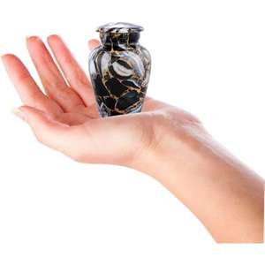 Nueva llegada de aluminio para adultos, urna de cremación, tema del océano, diseño impreso, recuerdo de Metal para cenizas humanas y uso funerario - Product Image 6