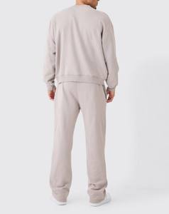 OEM Wholesale High Quality Printed Winter Heavyweight 100% Cotton Sweatsuit Unisex Breathable Quick Dry 2 Piece Sweatshirt - Product Image 2