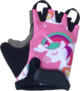 Logotipo personalizado medio dedo proteger anti-impacto transpirable montar deporte niños bicicleta ciclismo guantes - Product Image 1