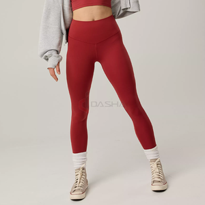 กางเกงเลกกิ้งเอวสูงสำหรับผู้หญิงกางเกงออกกำลังกายฟิตเนสยิมฟิตเนสกระชับก้นระบายอากาศ - Product Image 1