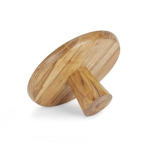 แท่นวางเค้กไม้ทำด้วยมือพร้อมพื้นผิวด้านบนเรียบสำหรับนำเสนอเค้กทาร์ตพายหรือมัฟฟินในงานปาร์ตี้และงานอีเวนต์ - Product Image 3