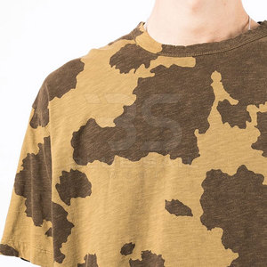 T-shirts 100% coton pour hommes en vrac impression personnalisée Logo col rond décontracté tous les jours mode t-shirt mode hommes coton t-shirts - Product Image 5