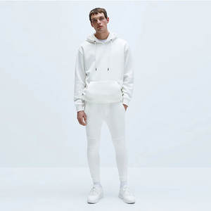 Trending Winter Streetwear Conjunto de dos piezas Ropa deportiva de calidad superior Personalizar su propio logotipo Conjunto de chándal Cremallera completa 100% algodón - Product Image 1