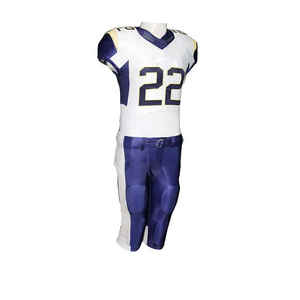 Última Moda en Camisetas de Fútbol Americano, Uniformes de Equipo con Estampado por Transferencia de Calor, Pantalones Cortos 100% Poliéster, Cómodos y de Secado Rápido - Product Image 6