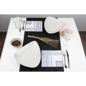 Tovaglioli Blu 40x40cm con Stampa Campos, Bambutex Naturale, 600 Pezzi, B2B - Product Image 2