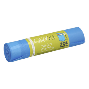 Sacchetti per Rifiuti con Chiusura Facilitata, 30 Litri, Rotolo da 15 Sacchetti - Product Image 1