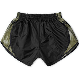 กางเกงมวยไทยขาสั้น ระบายอากาศ แห้งเร็ว ยืดหยุ่น ปรับแต่งได้ สำหรับผู้ใหญ่ 男女兼用 100% โพลีเอสเตอร์ - Product Image 1